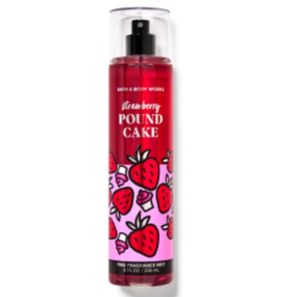 Bath & Body Works Strawberry Pound Cake Fine Fragrance Mist NWT 8 fl oz/236 ml - Picture 3 of 12